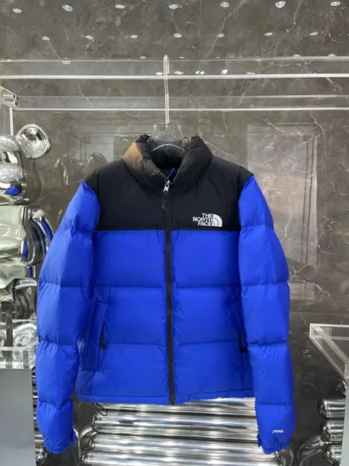 The North Face 1996 Men Women Winter Jacket Royal Blue Black