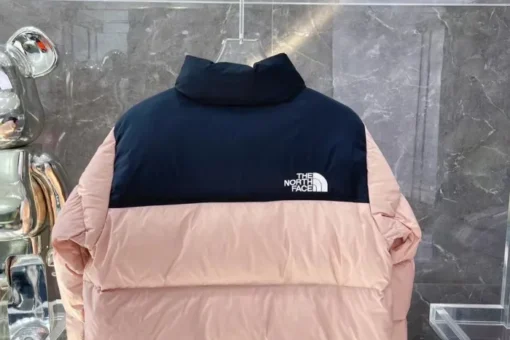 The North Face 1996 Men Women Winter Jacket Pink Black