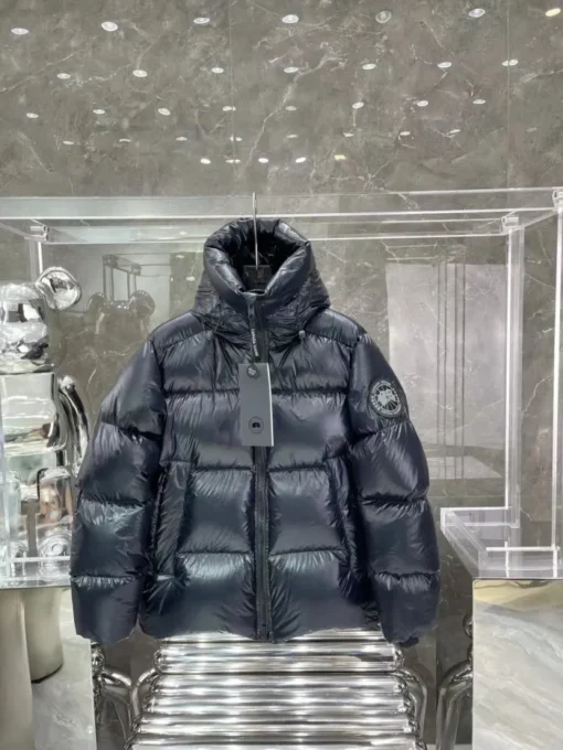 Canada Goose Down Jacket Full Navy Blue