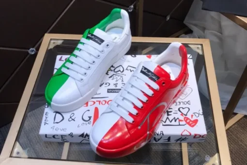 Dolce Gabbana Sneaker White Green Red