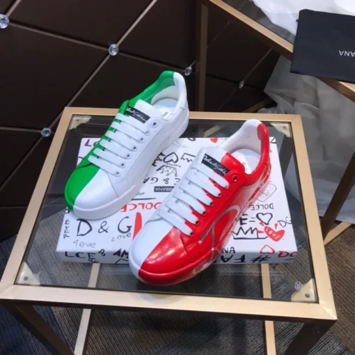 Dolce Gabbana Sneaker White Green Red