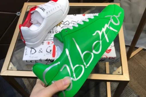 Dolce Gabbana Sneaker White Green Red