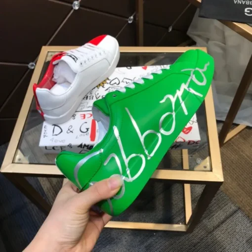 Dolce Gabbana Sneaker White Green Red