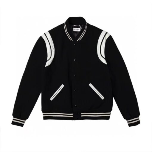 Yves Saint Lauren Jacket Black White