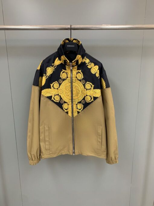 Versace Jacket Black Beige