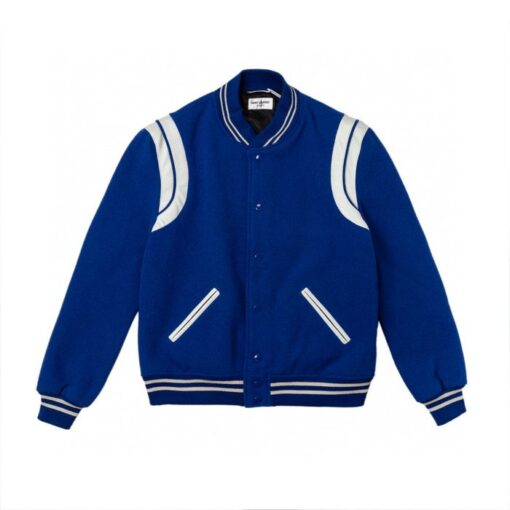 Yves Saint Lauren Jacket Blue White