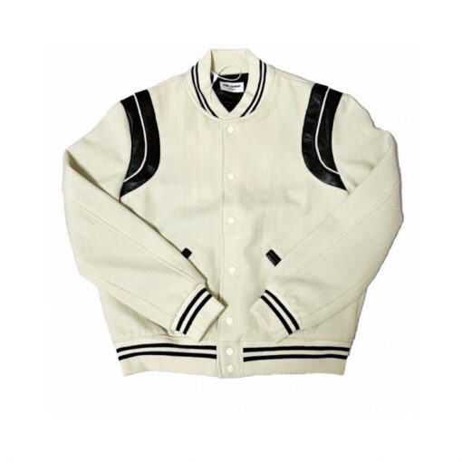 Yves Saint Lauren Jacket Cream Black