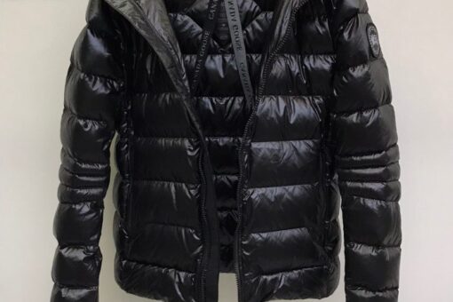 Canada Goose Down Jacket Glossy Black