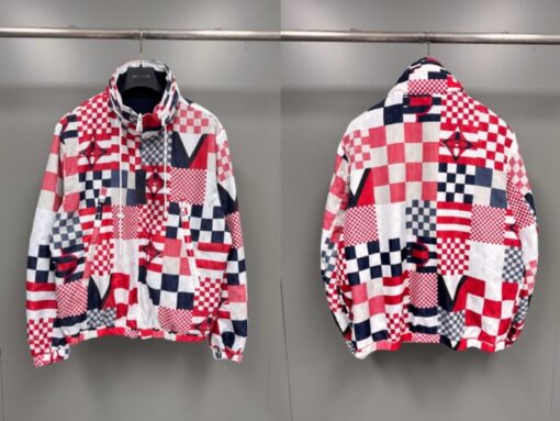 LV Jacket Red Print