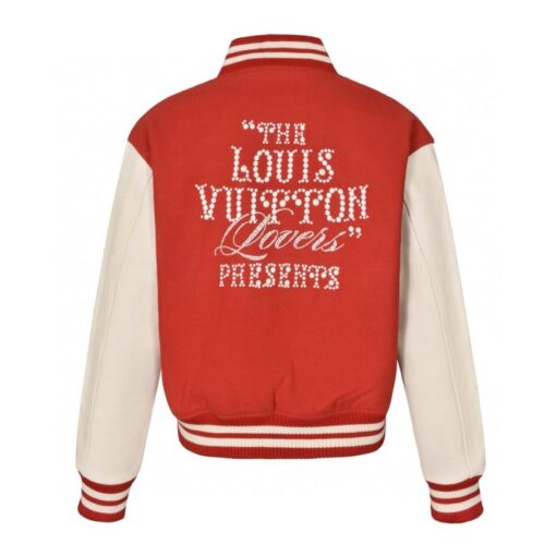 LV Jacket Red White