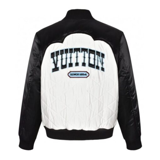 LV Jacket White And Black - Image 2