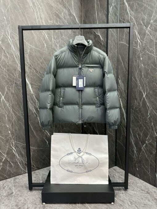 Prada Down Jacket Cyan