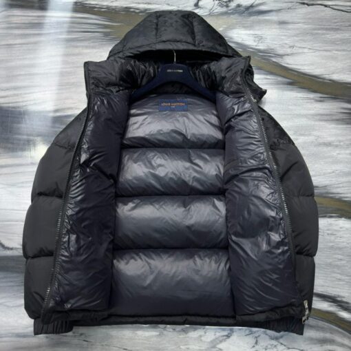 LV Monogram Down Jacket Black