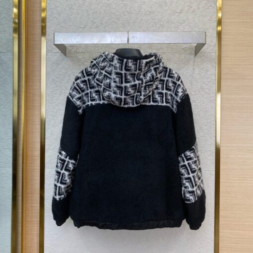 Fendi Jacket Black White