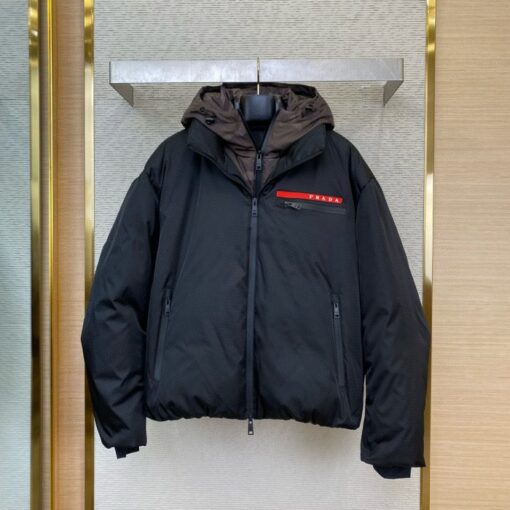 Prada Down Jacket Black & Army