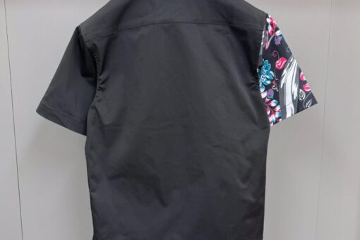 Prada Shirt Two Part Black Multi Color