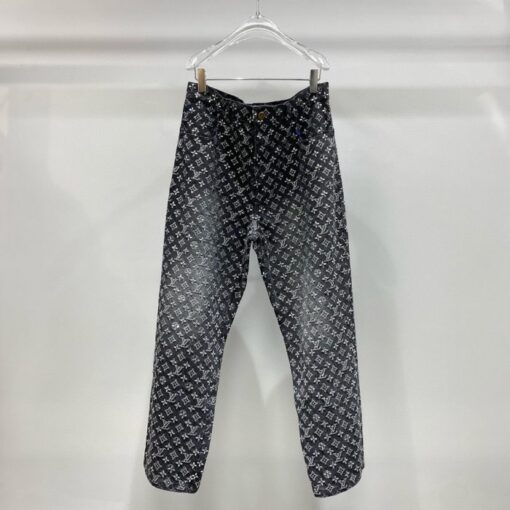 LV Monogram Jeans Black