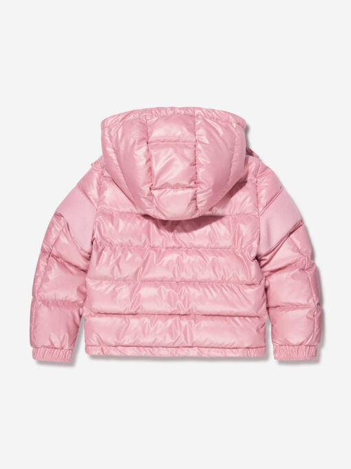 Moncler Enfant Girls Down Padded Truyere Jacket in Pink