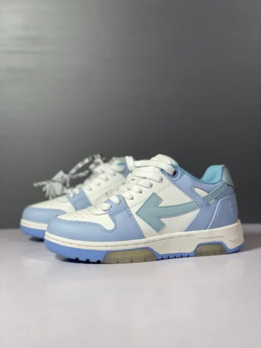 Off White Sneaker Blue & White