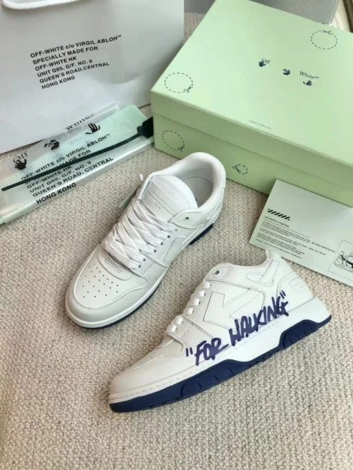 Off White for walking Sneaker White & Blue