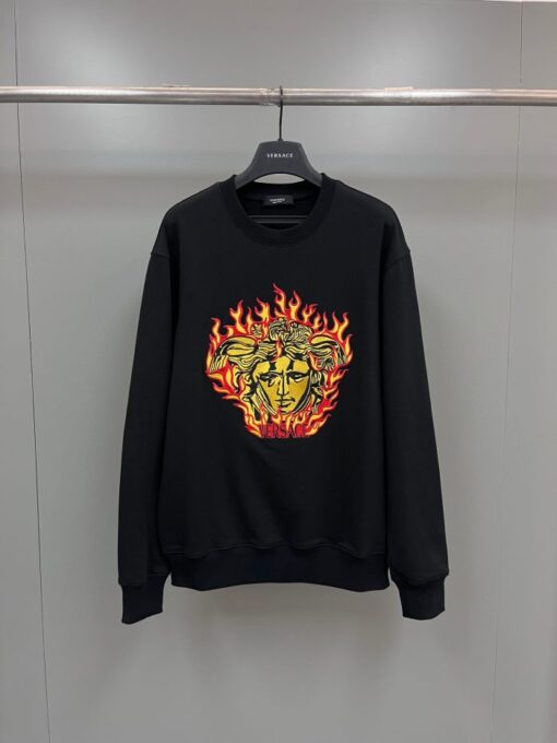 Versace Sweater Black Gold