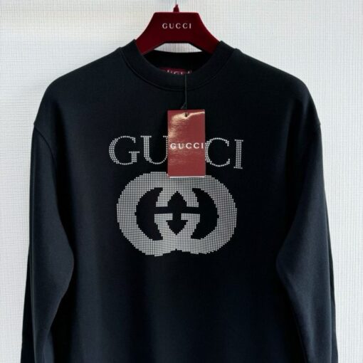 GG Sweater Black White Logo - Image 2