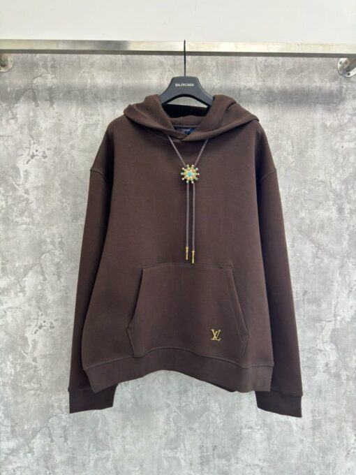 LV Hoodie Maroon