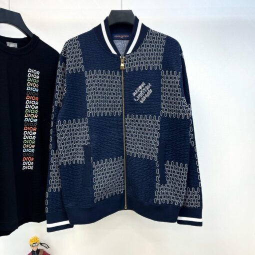 LV Sweater Navy Blue & White