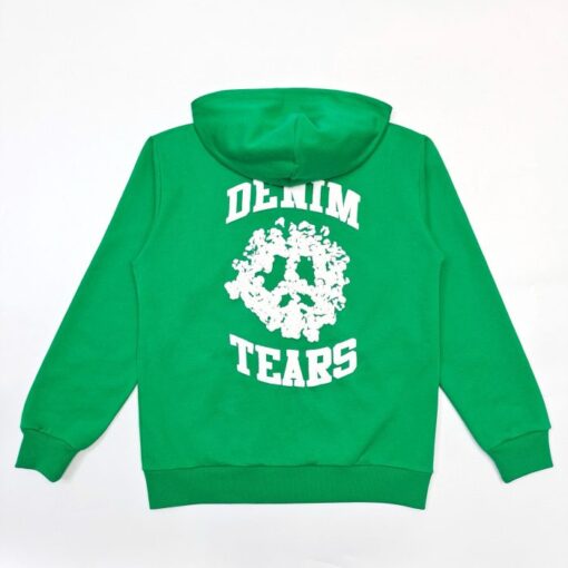 Denim Tears Zip Hoodie Green