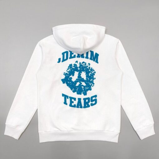 Denim Tears Zip Hoodie White