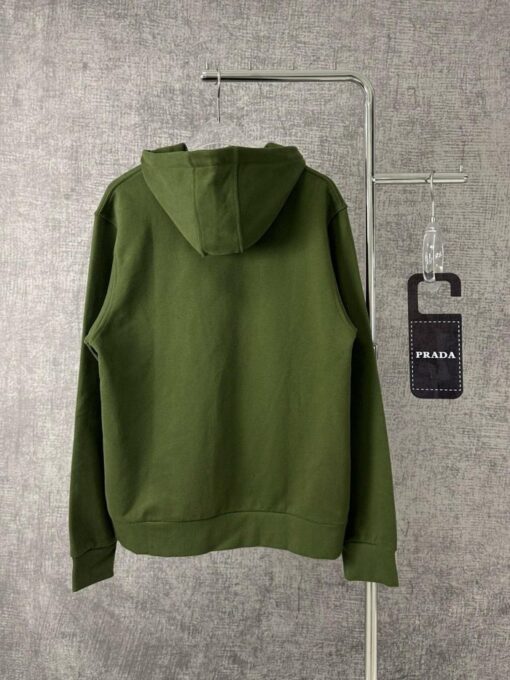 Prada Zip Hoodie Green