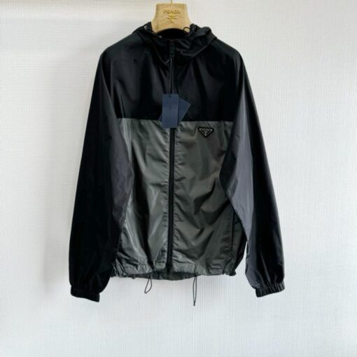 Prada Track Jacket Black Grey