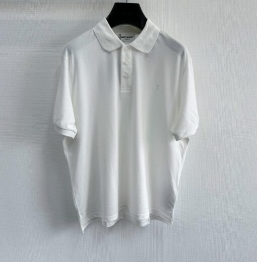 YSL Polo T-Shirt White