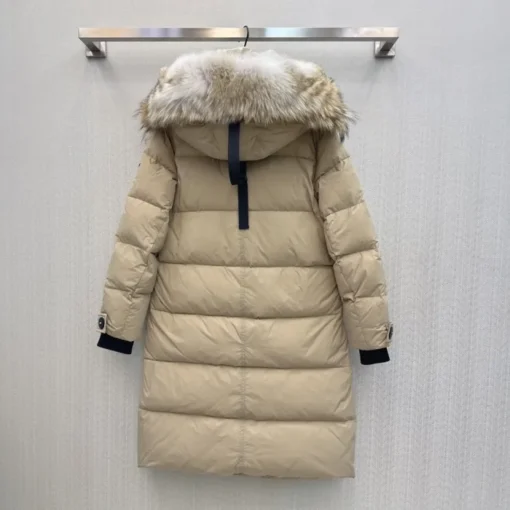 Canada Goose New Women Long Winter Jacket Beige