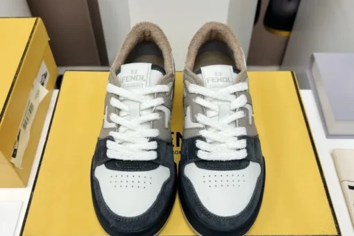 Fendi Match Low Top Sneaker White Black