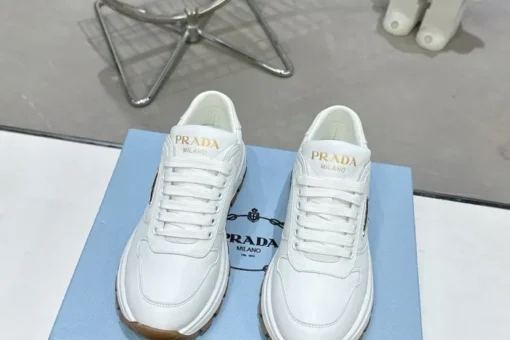 Prada 2024 New Leather Sneaker White