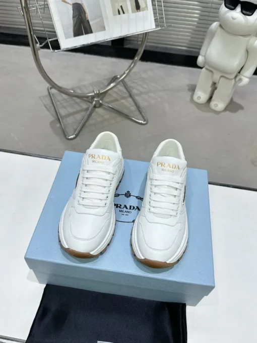 Prada 2024 New Leather Sneaker White