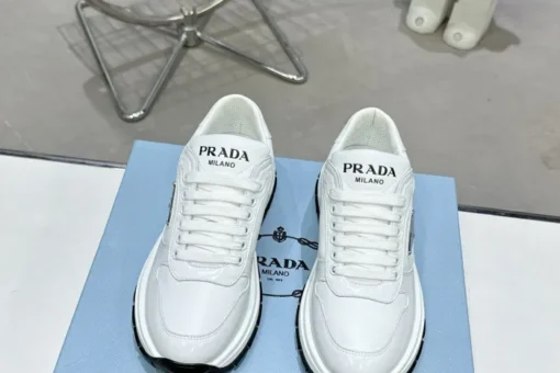 Prada 2024 New Leather Sneaker White