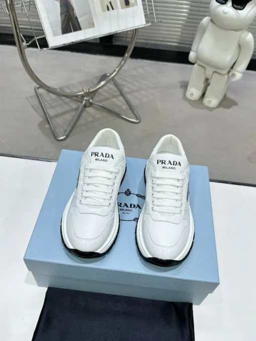 Prada 2024 New Leather Sneaker White