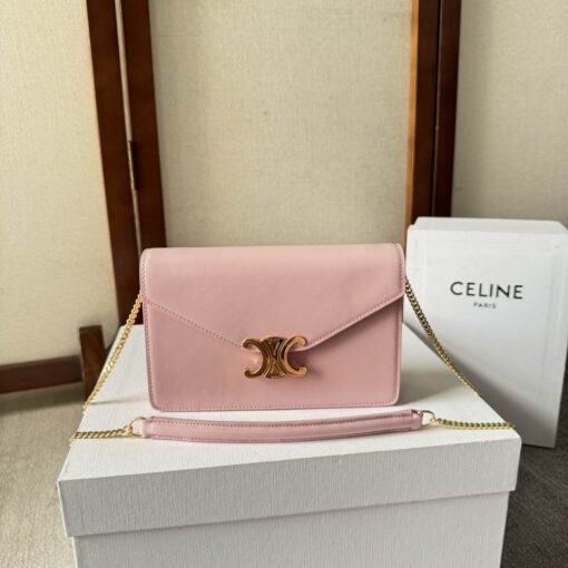 Celine Triomphe Bag Chestnut