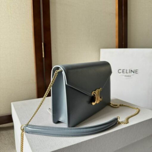 Celine  Triomphe Bag Slate Gray - Image 2