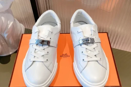 Hermes Day Sneaker White