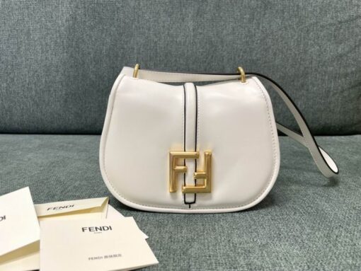 Fendi Bag White Gold