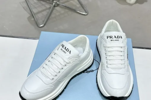 Prada 2024 New Leather Sneaker White