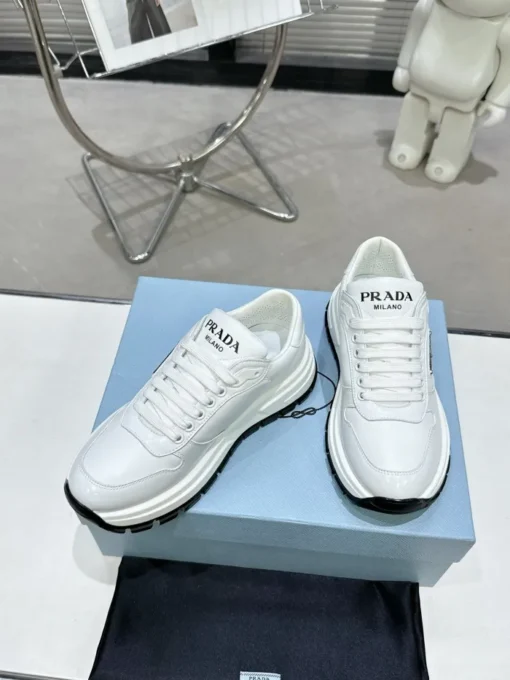 Prada 2024 New Leather Sneaker White