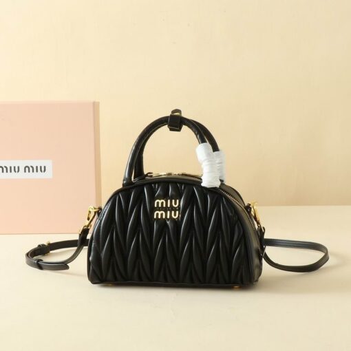 Miu Miu Dumplings Bag Black