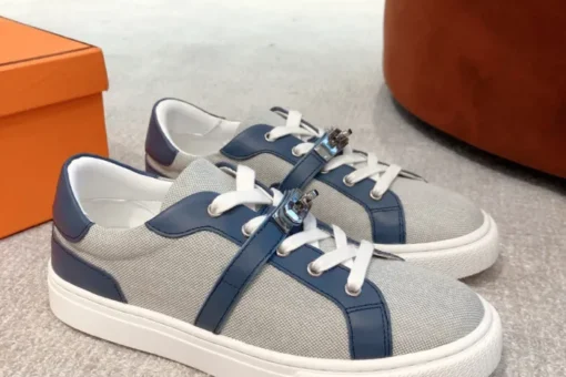 Hermes Day Sneaker Grey Blue