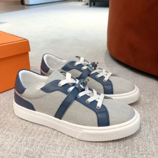 Hermes Day Sneaker Grey Blue