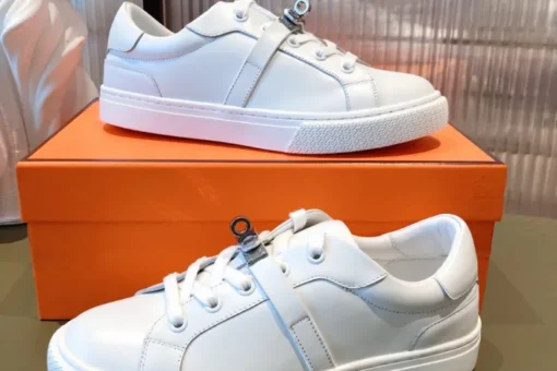 Hermes Day Sneaker White