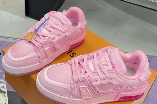 LV Trainer Sneaker Pink